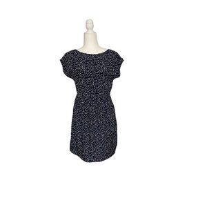 Tulle Navy Blue Polka Dot Dress